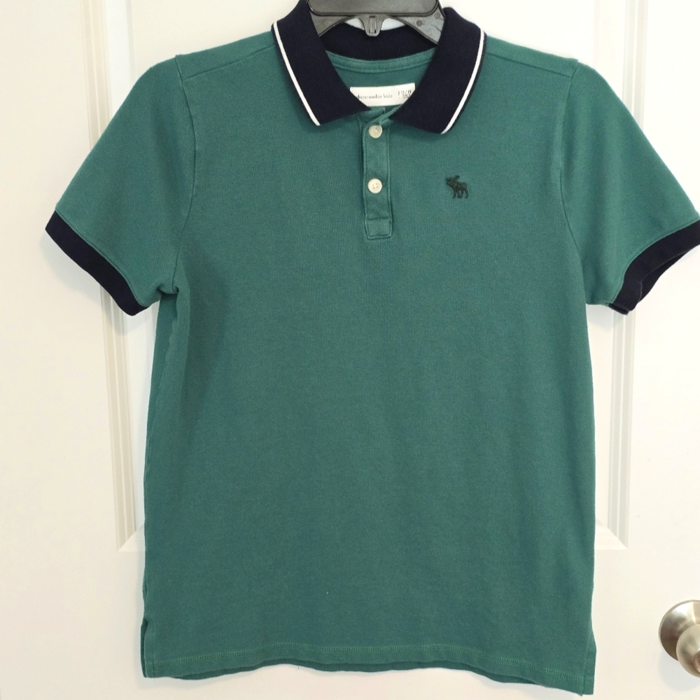 ❤️ 3/$10 Abercrombie Green Polo